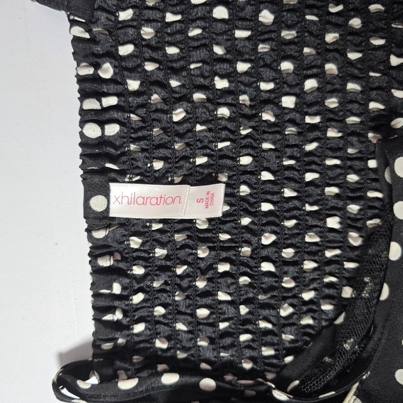 Xhilaration Black & White Polka Dot Dress – Size S – Vintage-Inspired & Flowy - Picture 5 of 5